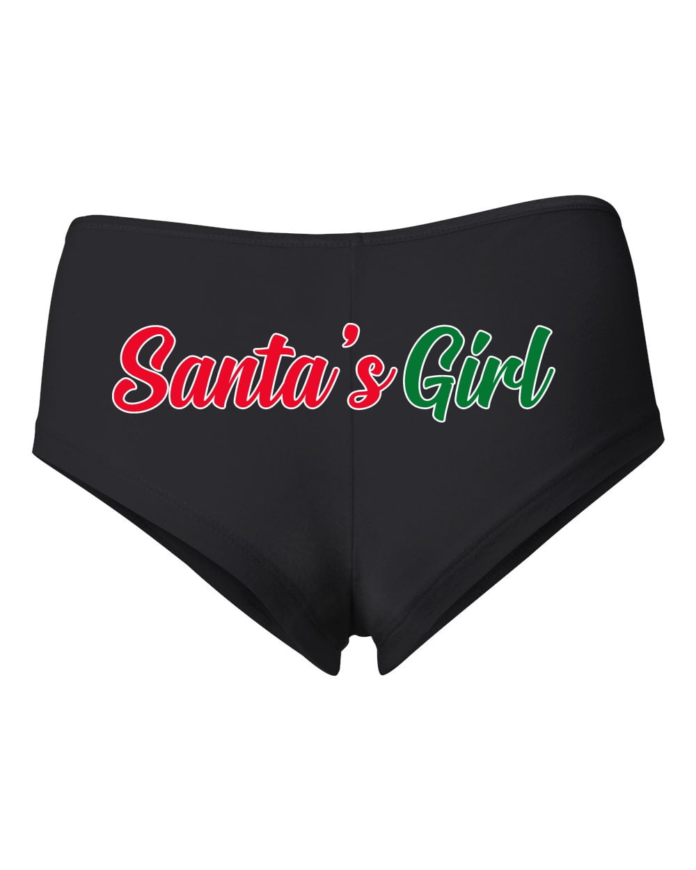 Santa's Girl Women's Cotton Spandex Booty Shorts Women's Cotton Spandex