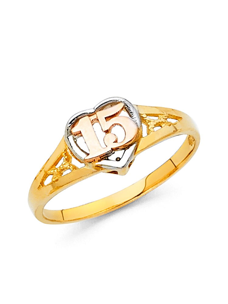 14k gold heart earrings for girls size