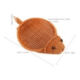 thumbnail image 2 of WASHWEPE Cesta Tejida En Ratán Color Marrón Claro Ideal Para Y Snacks En, 2 of 6