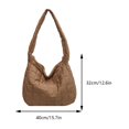 thumbnail image 2 of Bolso de hombro acolchado para mujer bolso de mensajero sólido de moda bolso de viaje de trabajo versátil, 2 of 9