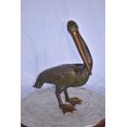 thumbnail image 5 of Nifao Pelican Standing and Looking Down Bronze Statue – Home Decor Sculpture, 20"L x 8"W x 22"H, 5 of 10
