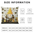 thumbnail image 5 of COMIO Bee Gnome Throw Pillow Covers , Sunflower Daisy Floral Pillow Covers Kids Boys Girls, Honeycomb Honey Can Cushion Cases for Sofa Bed Couch, Farmhouse Cartoon Decorative Pillow Covers, 5 of 5