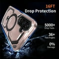 thumbnail image 7 of Armor Designed for Samsung Galaxy A35 Magnetic Case, Rugged Shockproof, with 360 Rotate Ring Kickstand, Hard Anti-Drop Heavy Duty Protection Hybrid Phone Cover for Galaxy A35, Rosegold, 7 of 7