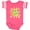 Football Pink and White, variant on I Love My Pappy Sun and Rainbow Letters Boys or Girls Baby Bodysuit