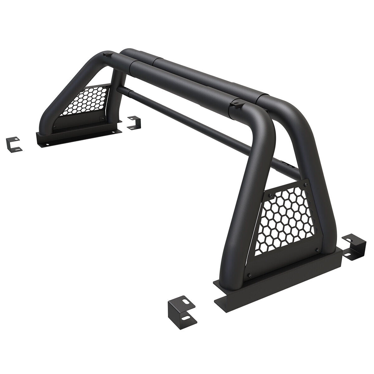 WOLFSTORM Adjustable Pickup Roll Sport Bar Chase Rack Bed Bar for 2001-2023 Toyota Tacoma, Black