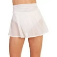 thumbnail image 1 of Txlixc Minifaldas de malla transparente para mujer, cintura alta, color sólido, transparente, falda skater, para playa Txlixc  Sexy, 1 of 8