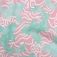 thumbnail image 1 of oneOone Cotton Poplin Twill Light Pink Fabric Asian Japanese Koifish Quilting Supplies Print Sewing Fabric By The Yard 56 Inch Wide, 1 of 4