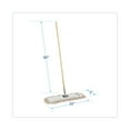 thumbnail image 3 of Boardwalk Cotton Dry Mopping Kit, 24 x 5 Natural Cotton Head, 60" Natural Wood Handle, 3 of 6