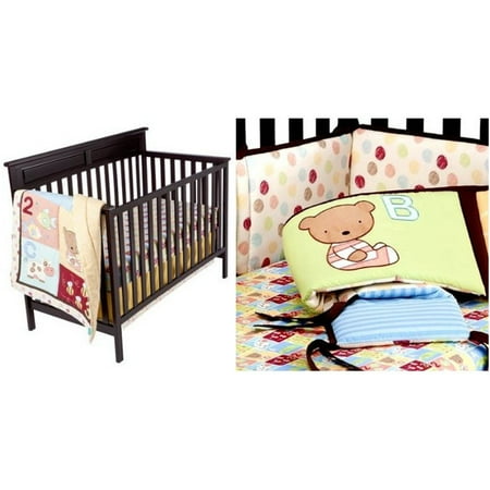 Tiddliwinks Abc 123 4 Piece Crib Bedding Set Tiddliwinks Abc 123 4 Piece Crib Bedding Set