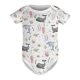 thumbnail image 5 of Sea Life Ocean Animals Baby Bodysuits for Boy Girl Whale Jellyfish Sea Horse Turtle Corals Short Sleeve Onesies Bodysuits, 5 of 7