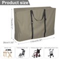 thumbnail image 2 of Bolsa de almacenamiento para silla Uranshin grande 110x74x28 cm marrón 600D, 2 of 7