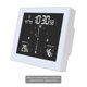 thumbnail image 2 of Termómetro De Baño Interior Reloj Higrómetro Reloj Impermeable Multifuncional Con Función De Sincronización seitruly HA025173-01, 2 of 6