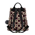 thumbnail image 2 of FORMRS Women's Travel Backpack Purse Anti-Theft Hidden Pockets Casual Shoulder Bag, Checkered Stars Pattern, 2 of 7