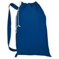 thumbnail image 1 of Heavy Duty Natural Cotton Canvas Laundry Bags (Small, Royal), 1 of 1