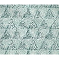 thumbnail image 4 of oneOone Cotton Flex Dark Teal Green Fabric Geometric & Leopard Animal Skin Dress Material Fabric Print Fabric By The Yard 40 Inch Wide, 4 of 4