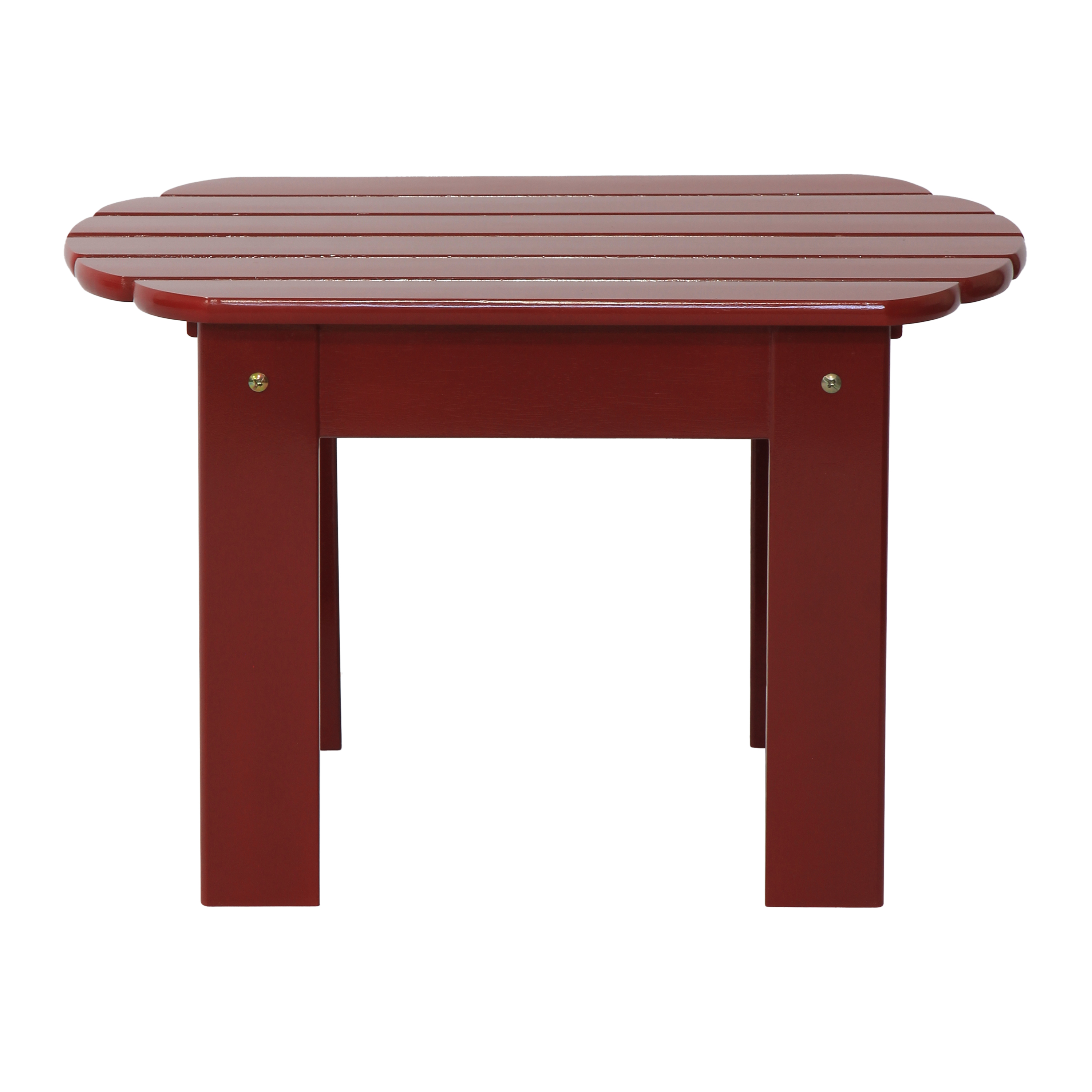 Mainstays Wood Adirondack Outdoor Side Table, Red - image 5 of 6