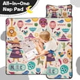 thumbnail image 4 of Colorful Mexican Elements Toddler Nap Mats for Kids Preschool,59"x22" Sleeping Mat Bag or Kids,Toddler Sleeping Bag,Toddler Nap Mat or Daycare, 4 of 6