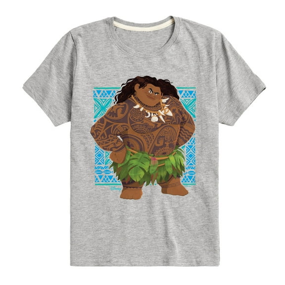 Moana 2 - Maui Tribal - Boy's Toddler And Youth Short Sleeve Graphic T-Shirt