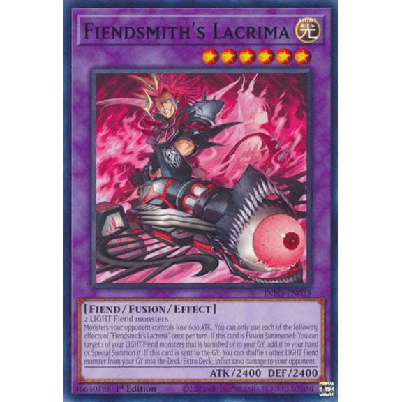 YuGiOh The Infinite Forbidden Common Fiendsmith's Lacrima INFO-EN035