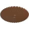 thumbnail image 3 of 47 5/8"OD x 2"P Shakuras Ceiling Medallion (For Canopies up to 6 1/2"), Hand-Painted Polished Copper, 3 of 5