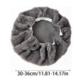 thumbnail image 3 of Gumesh 2-Pack Stool Covers Round, Elastic Bar Stool Covers Washable Stool Cushion Slipcover Stretchy Bar Chair Seat Cover for 12-14 Inch Chair, Dark Gray, 3 of 6