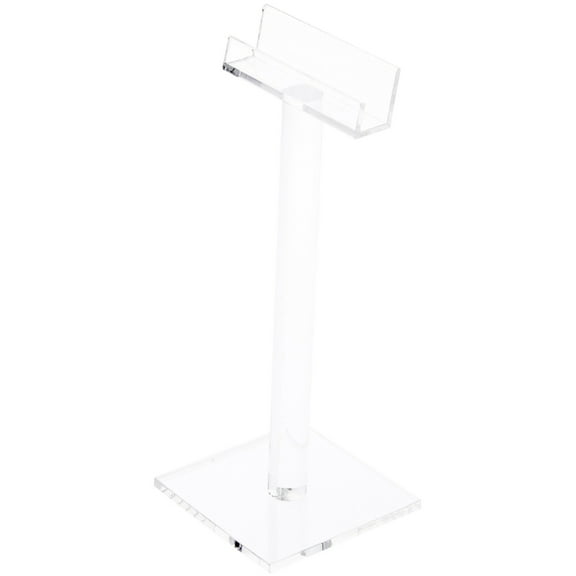 Plymor Clear Acrylic Square Display Stand for Eyeglass Frames, 7.5" H x 3" W x 3" D