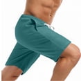 thumbnail image 5 of Mens Shorts Casual Mens Shorts with Pocket Fashion Swim Shorts With Dry Mens Shorts Elastic Waist Beach Pants Mens Shorts Athletic Mens Shorts Under $10 Light Blue,XXL, 5 of 6