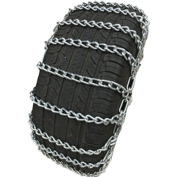 Tirechain Compatible With Usps Metris 225/55-17 Lt, 275 55 17 2-Link Tire Chains, Priced Per Pair.