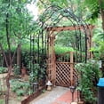 thumbnail image 4 of imerelez Metal Garden Arch Assemble Freely with 8 Styles Garden Arbor Trellis Climbing Plants Support Rose Arch Black, 4 of 6