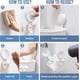 thumbnail image 4 of Shower Shelf - Load Capacity 10kg - Corner Suction Cup - 8.433cm - White 1pc, 4 of 5