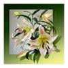 Kit de pintura de diamantes 5D Mosaico de diamantes redondos completos de flores DIY Likrtyny Arte deco