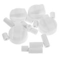 thumbnail image 2 of SHISUYAN 4 Pack Universal Control Knobs With 12 Adapters Plastic Stove Knobs Replacement Parts Compatible For Oven Stove Or Ranges White, 2 of 8
