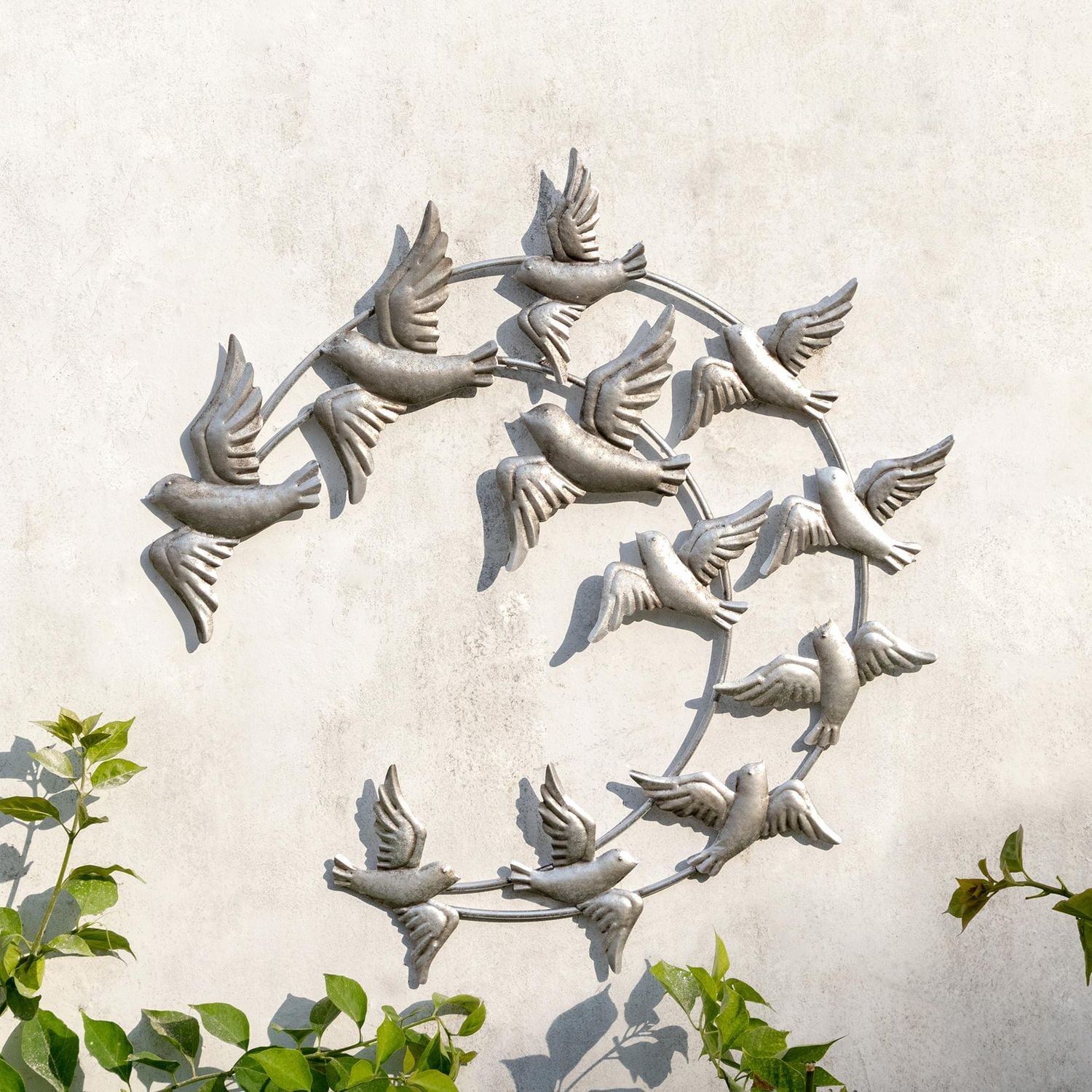 Hometrends Vol D’olseaux Décoration Métalllique