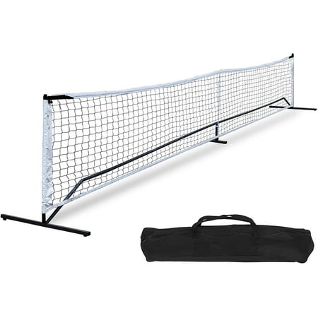 ZenStyle 22FT Portable Pickle ball Net Soccer Tennis Net Game Set System with Metal Frame Stand and Carrying Bag for Pickle ball, Kids Volleyball, Badminton, Tennis