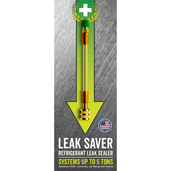 Leak Saver Direct Inject AC Refrigerant Leak Sealer - Up to 5 Tons