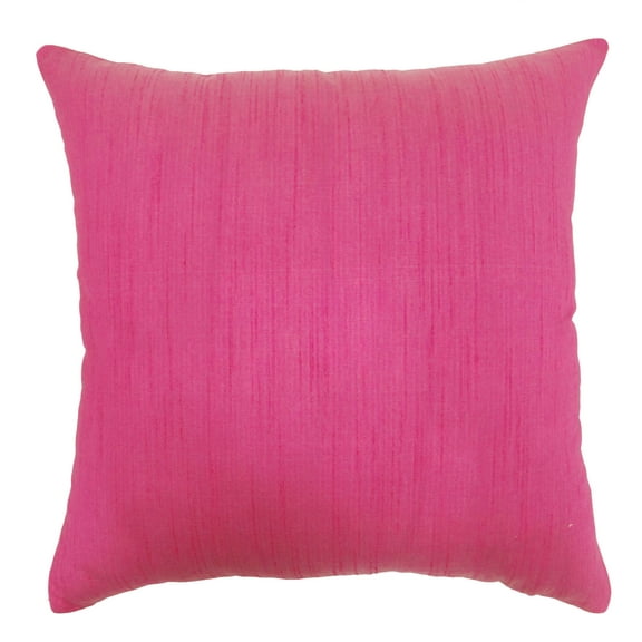 Home Bed Decor Pillow Throw Cushion Dupion Silk Solid Cover Case - Choose Size