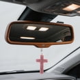 thumbnail image 4 of unbranded Colgante Para Auto Rosa Con Cruz Y Para Un Estilo Personalizado, 4 of 7