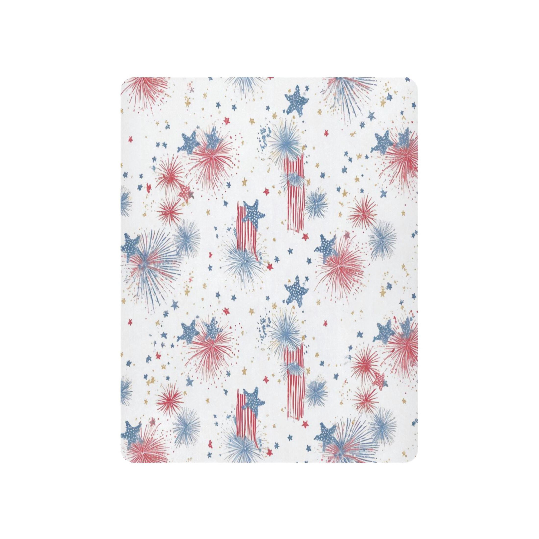 Baby Essentials 52”x 28”- Standard Cotton-like Modal Elastic- Fireworks and Stars Design Crib Sheets for Newborns and Toddlers
