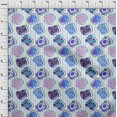 thumbnail image 3 of oneOone Cotton Cambric Light Blue Fabric Food Craft Projects Decor Fabric Printed By The Yard 56 Inch Wide, 3 of 3