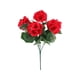 thumbnail image 2 of Ramo de Flores Artificiales Rojas Qazbgdl | Flores Artificiales de 33 Cm para Decoración Del Hogar | Arreglo de Vegetación de Plástico | 1 Pieza, 2 of 7