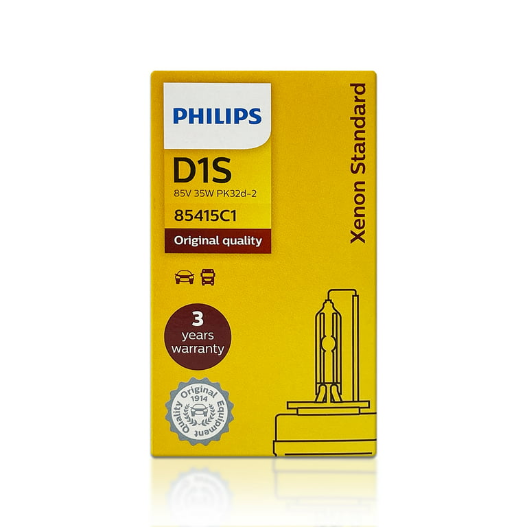 D1S - Philips HID Standard OEM 4300K 85415C1 Bulb w/ Security
