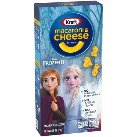 Kraft Macaroni & Cheese Frozen II Shapes Dinner, 5.5 oz ...