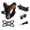 Orange, variant on HONGDAK Helmet Mount for GoPro, Motorcycle Chin Strap Attachment with Extension J Hook Dirt Bike Holder Mounting Accessories for Go Pro Max Hero 13 12 11 10 9 8 Insta360 X5 X4 DJI Osmo Nano Action