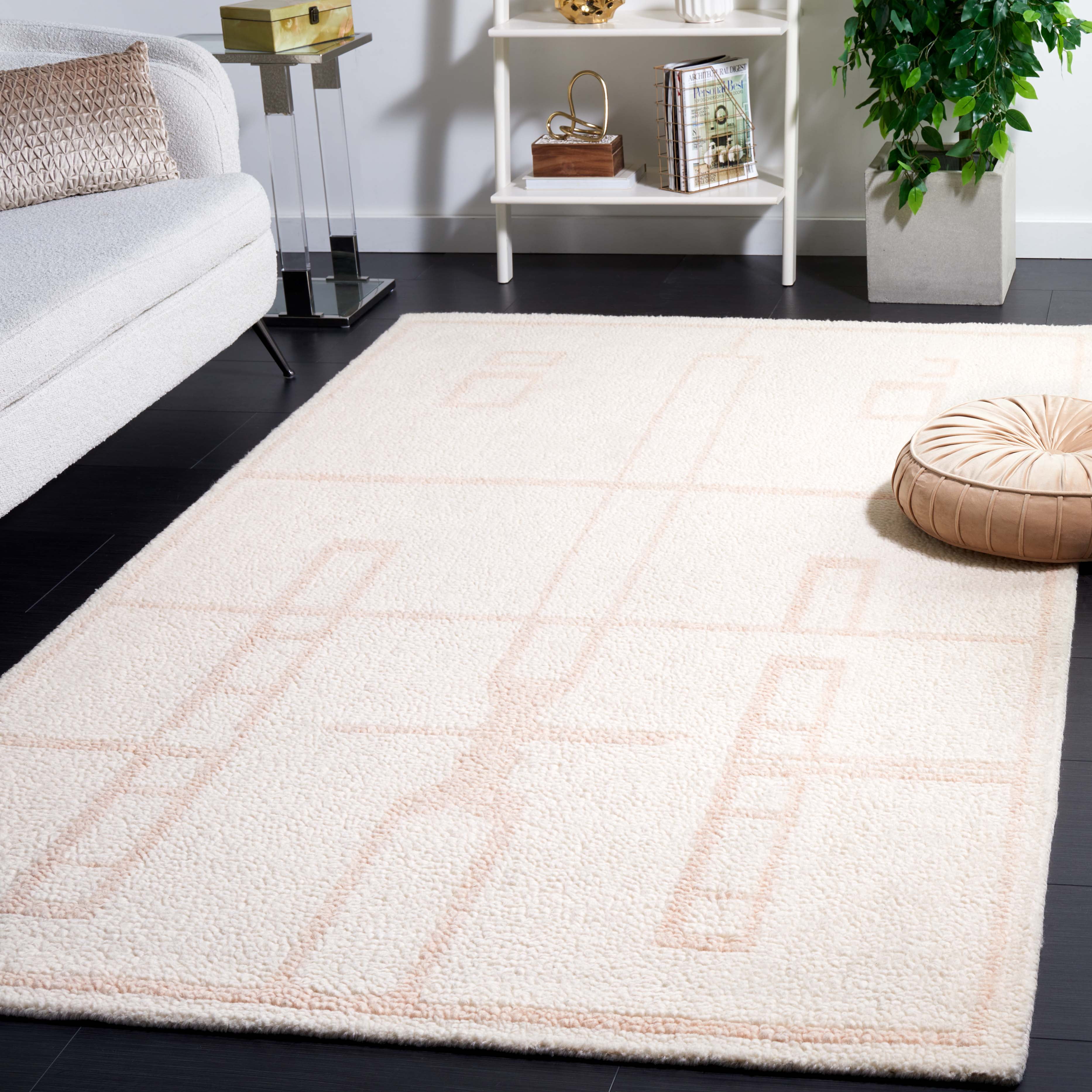 SAFAVIEH Fifth Avenue Della Abstract Area Rug, Ivory/Pink, 8' x 10'