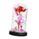 thumbnail image 5 of Rosa en cúpula de cristal, rosa artificial con cubierta de cristal, regalos creativos únicos para el Día de San Valentín para escritorio, Día de San Rojo, 5 of 8
