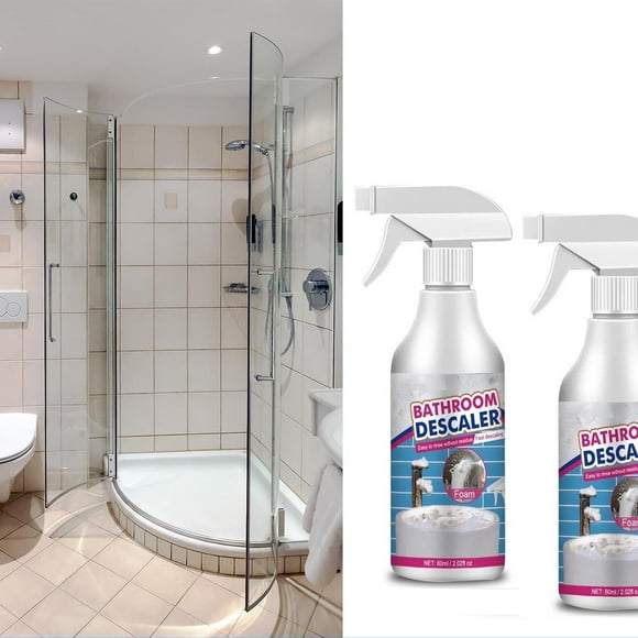 Limpiador de Baño de 120 Ml | Desincrustante para Cristales, Azulejos y Grifos | Limpiador de Bañeras | Eliminador de Manchas Diarias para Bañeras, Lavabos, Azulejos E Inodoros | Fácil de Usar | Cont