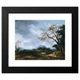 thumbnail image 2 of Jean-Honoré Fragonard 17x15 Black Modern Framed Museum Art Print Titled - Landscape with Passing Shower (Between 1765 and 1775), 2 of 5