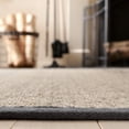 thumbnail image 4 of SAFAVIEH Martha Stewart Natural Fiber Cyan Bordered Area Rug, Natural/Dark Grey, 6' x 6' Square, 4 of 9