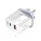 thumbnail image 5 of Adaptador de carga Methold de pared para teléfono móvil 20W AC100-240V QC3.0 PD blanco negro, 5 of 6