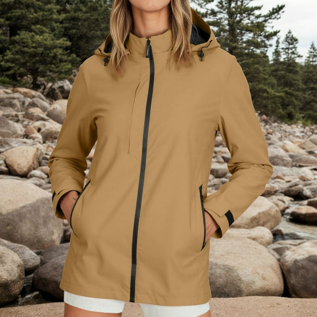 SHIXIAOO Veste Coupe-Vent Légère pour Femmes Manteau à Capuche de Randonnée en Plein Air Imperméable Décontracté Printemps Automne Coupe-Vent Imprimé pour Camping Voyage Vestes en Cuir pour Femmes Hiver Veste de Sport pour Filles